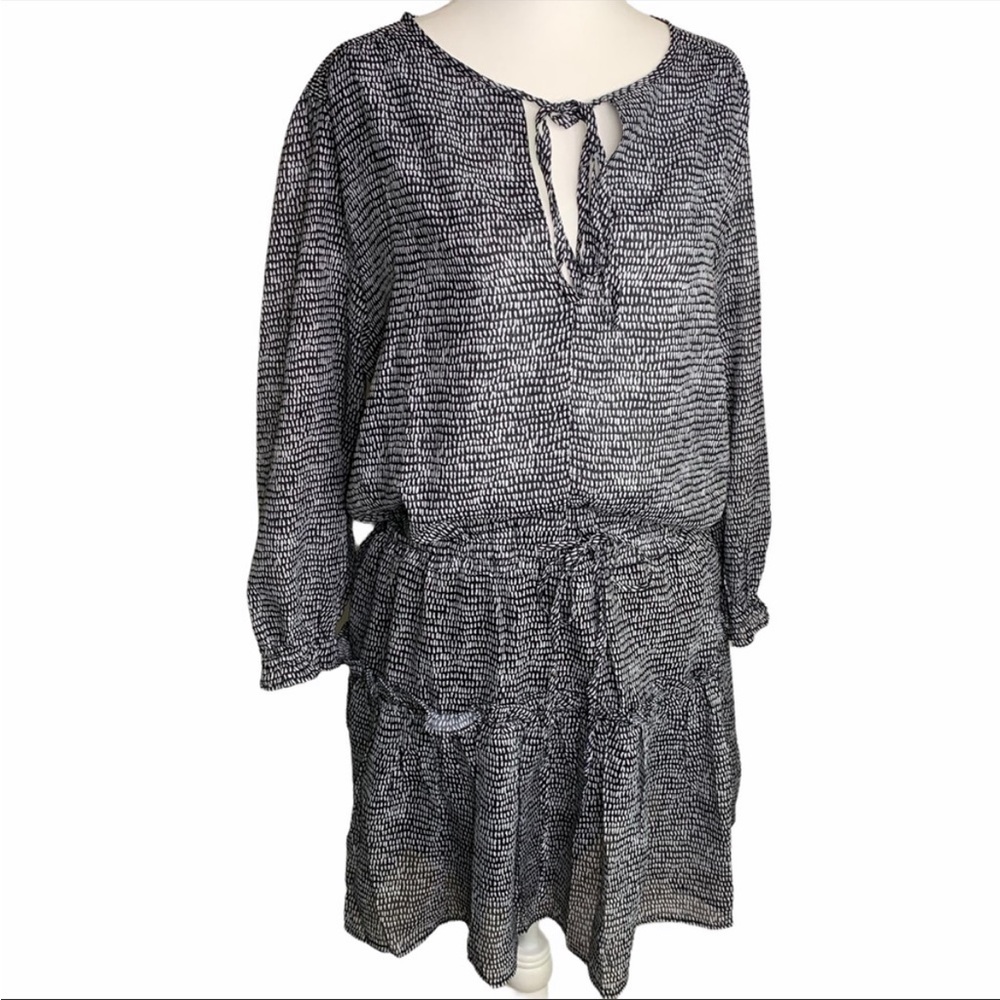 Pinch black and white dress size L